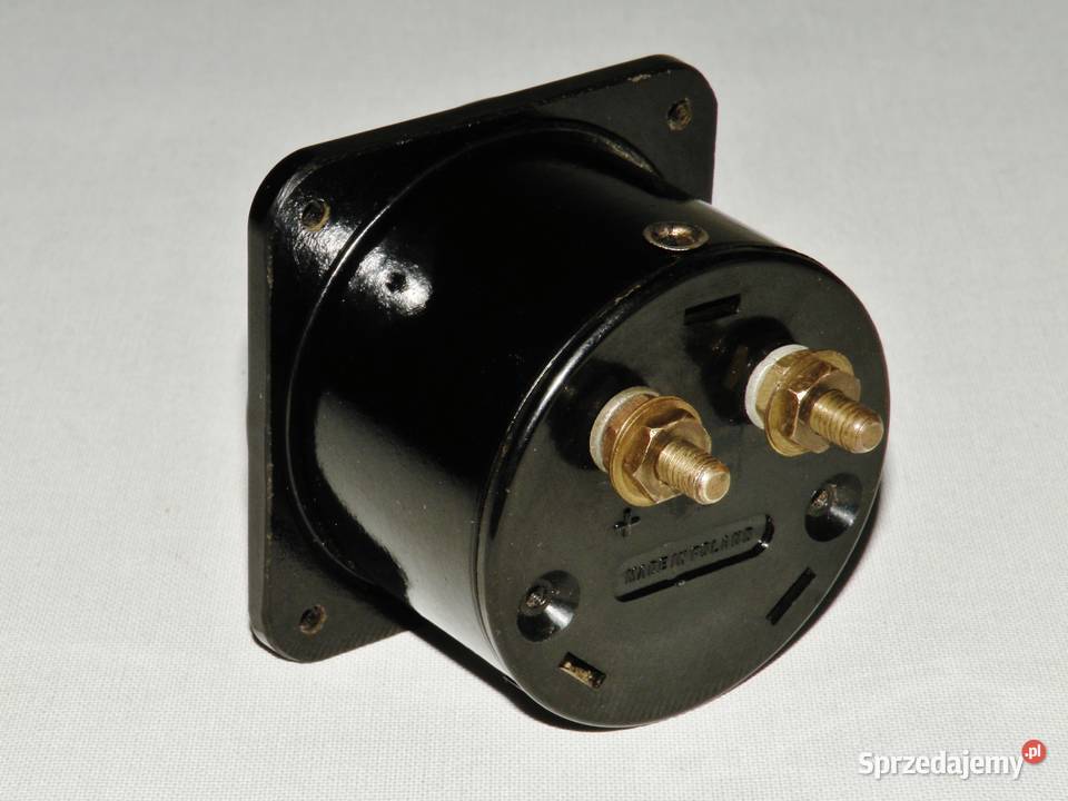 Polski amperomierz tablicowy z 1960 roku Lumel kujawsko-pomorskie Bydgoszcz