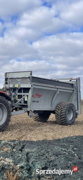 Fliegl ADS 120 ASW rozrzutnik przyczepa Rozrzutniki obornika Wyrzysk