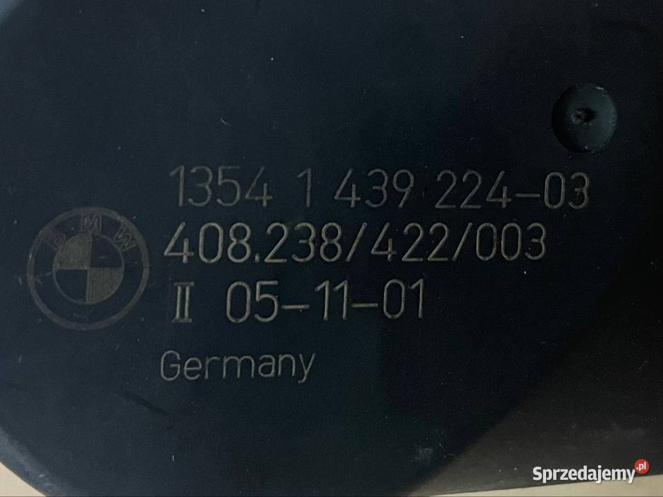 1439224 przepustnica bmw 3 e46 Motoryzacja Szczecin sprzedam
