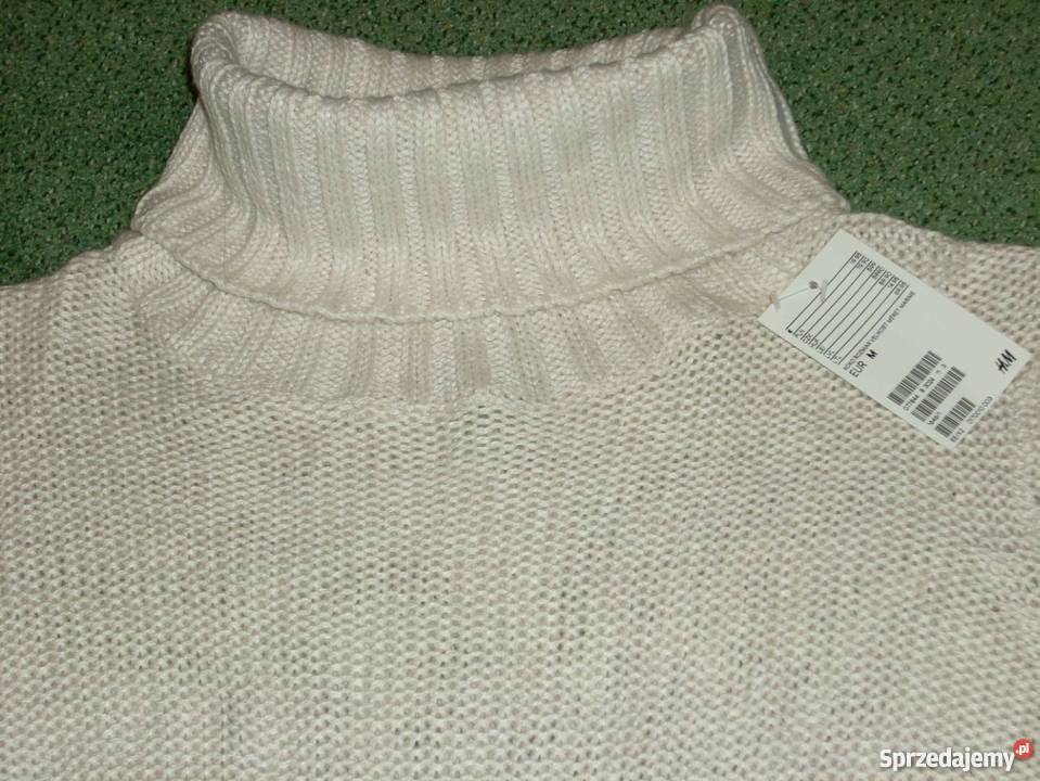 HM ciepły NOWY sweter z golfem LUŹNY 36 38 Nowy Sącz sprzedam