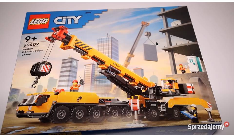 LEGO City 60409 Żółty ruchomy żuraw Klocki Stare Jabłonki sprzedam