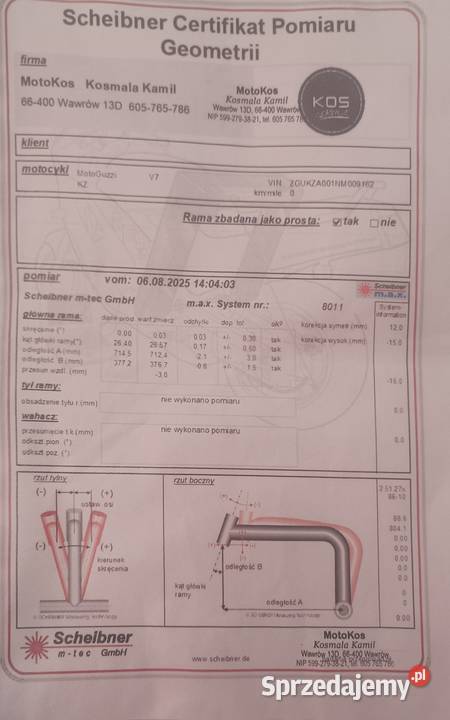 Moto Guzzi v7 850 manualna Polkowice