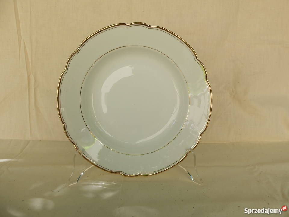 Talerz głęboki Żary Sorau ładny stan 293 Porcelana i szkło wielkopolskie Kościan