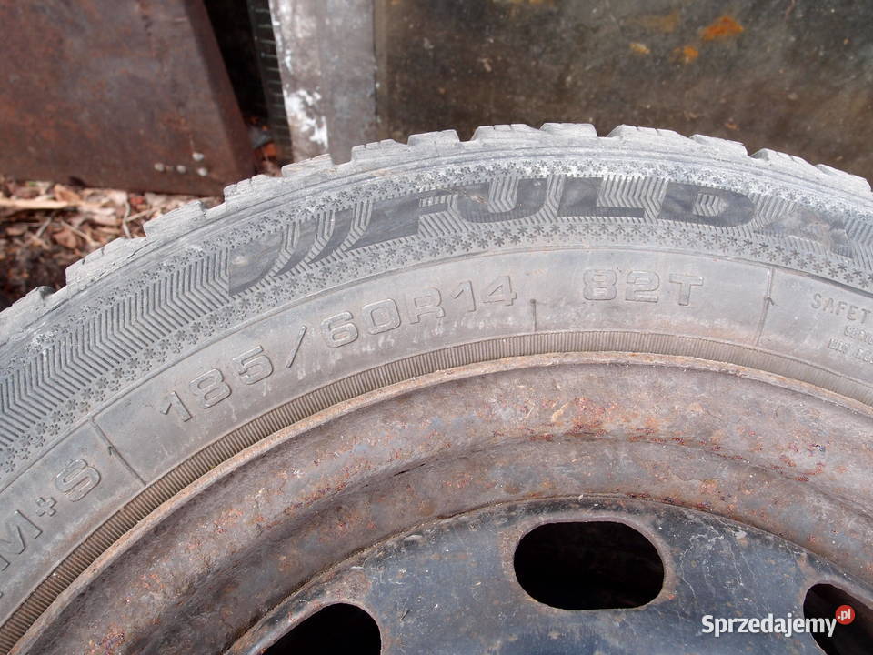 Opony zimowe 18560 R14 2x Goodyear i 2x Fulda z Łódź