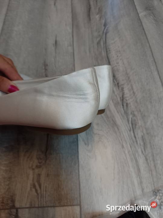 40 ASOS Design Białe baleriny baletki wieczorowe małopolskie Kraków sprzedam