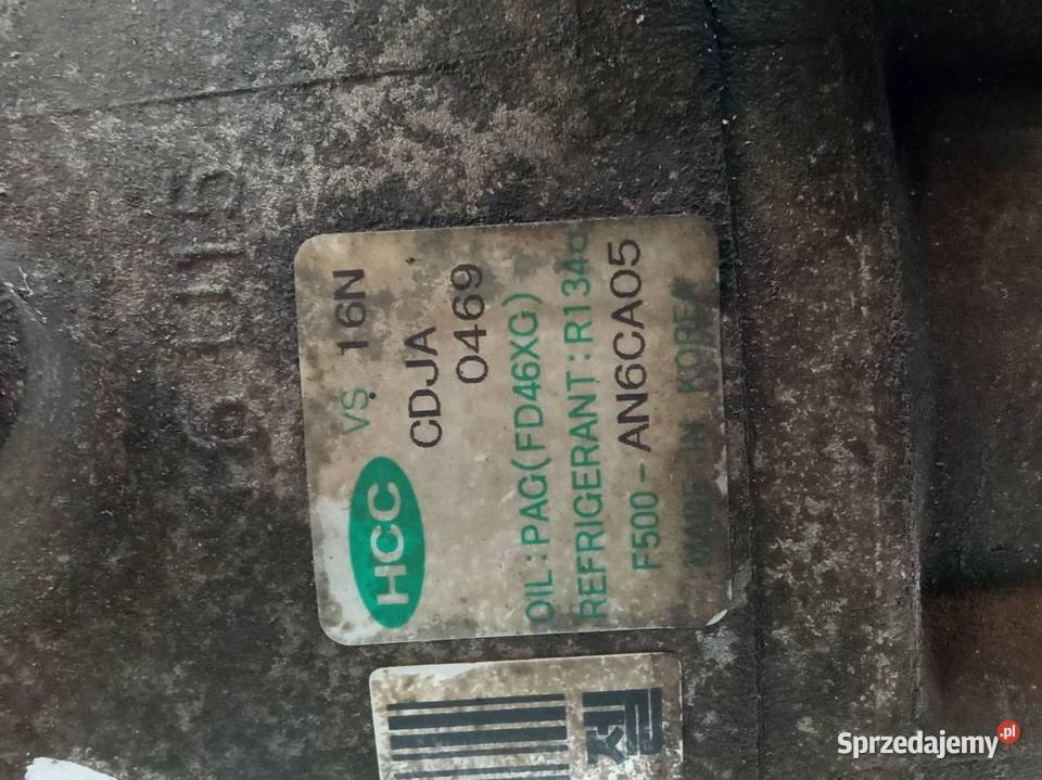 SPRĘŻARKA KLIMATYZACJI F500AN6CA05 16 CRDI Kia