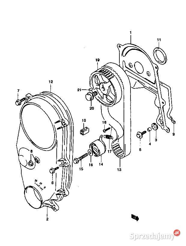 USZCZELNIACZ obudowy pokrywy wałka rozrządu osobowe Szczecin