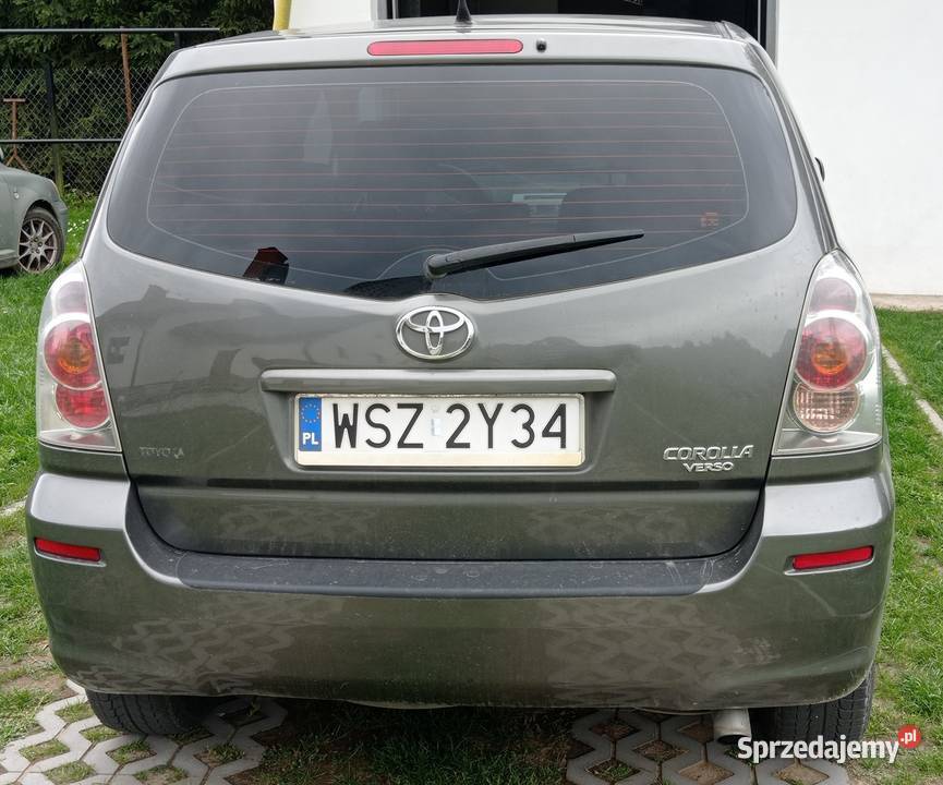 Sprzedam samochód Toyota Corolla Verso szary Corolla Verso mazowieckie Kuźnia