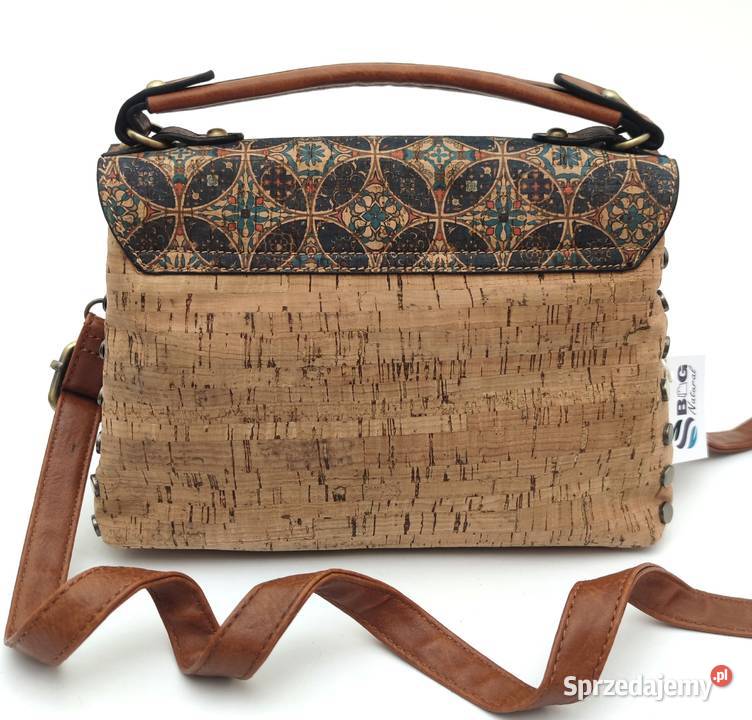 Listonoszka korkowa z klapą ELENA korek Chełmek