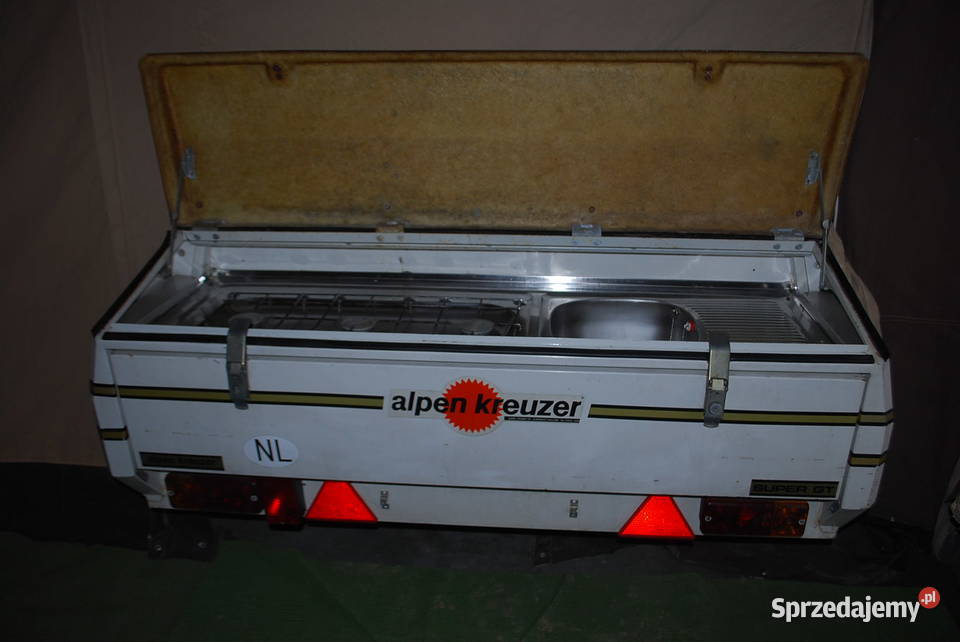 Przyczepa lekka ALPENKREUZER super GT 1992 mazowieckie Grzebowilk sprzedam