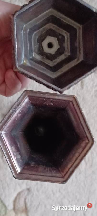 kolekcjonerskie dwa kandelabry kielichy puchary Wyposażenie wnętrz wielkopolskie Poznań sprzedam