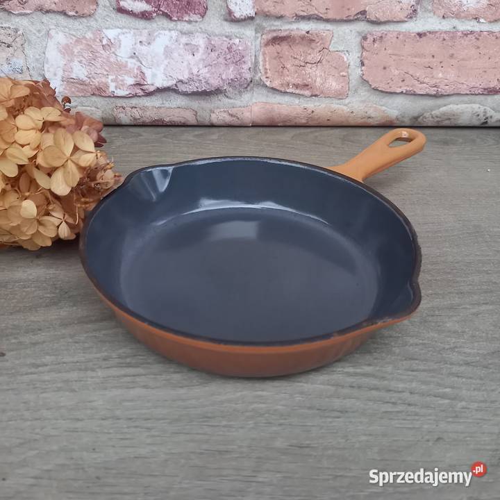 Żeliwna patelnia emaliowana marka Le CREUSET Warszawa