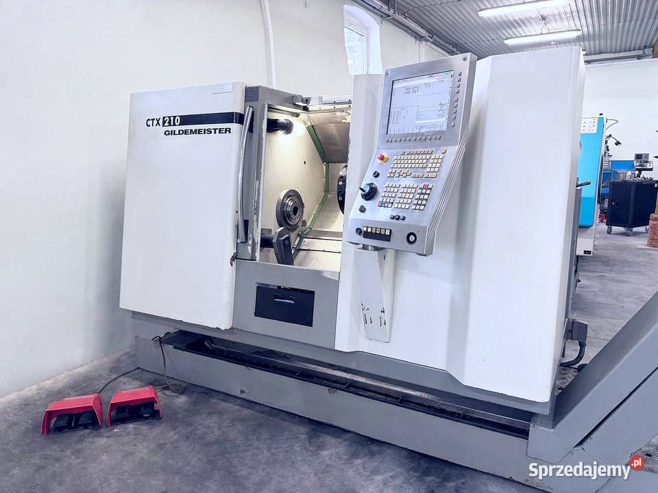 Tokarka CNC GILDEMEISTER CTX 210 V3 napędzane Zabór