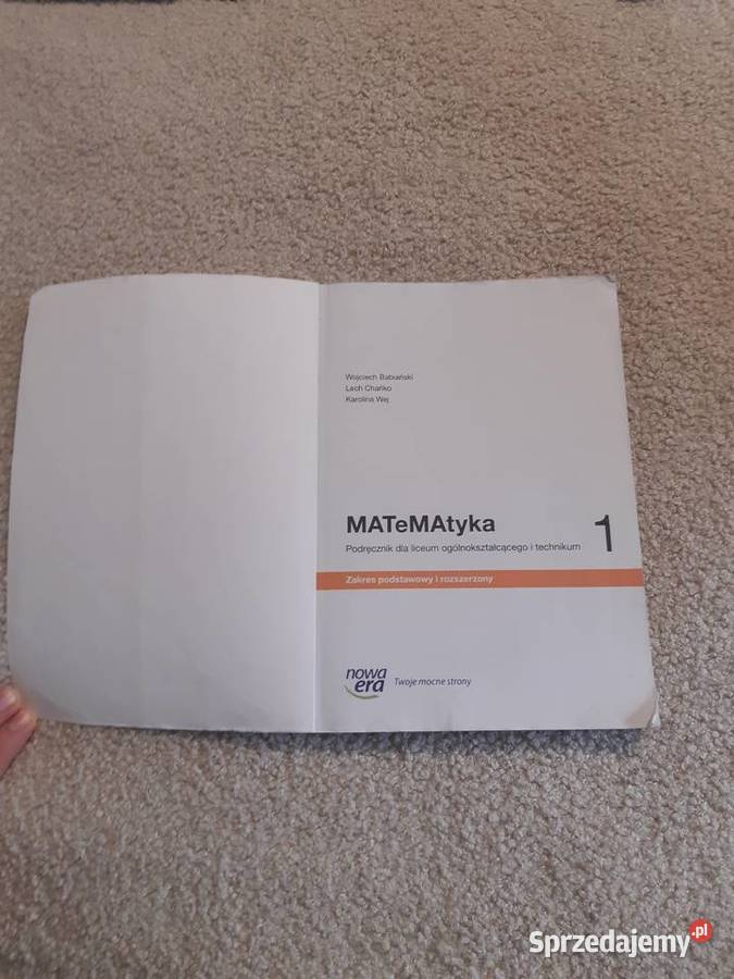 MATeMAtyka 1 Podręcznik liceum i technikum matematyka zachodniopomorskie Mieszkowice