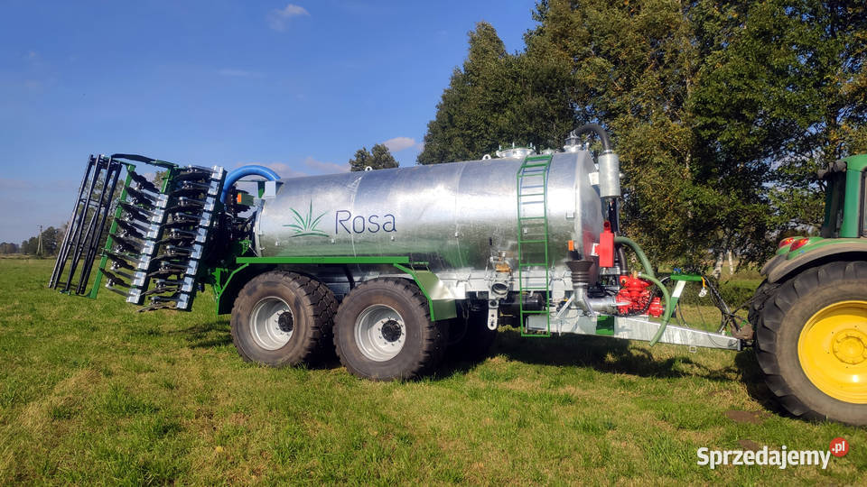 Wóz asenizacyjny 12000 litrów ROSA tandem Goliaty