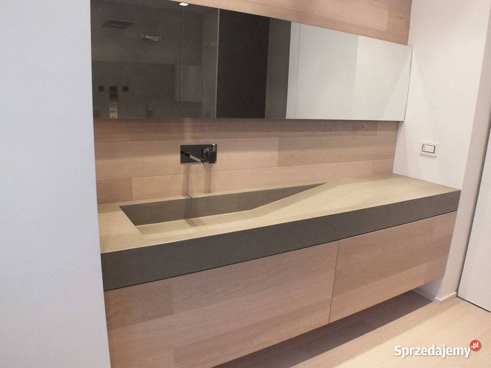 Umywalki na zamówienie na wymiar Beton Corian Kraków sprzedam