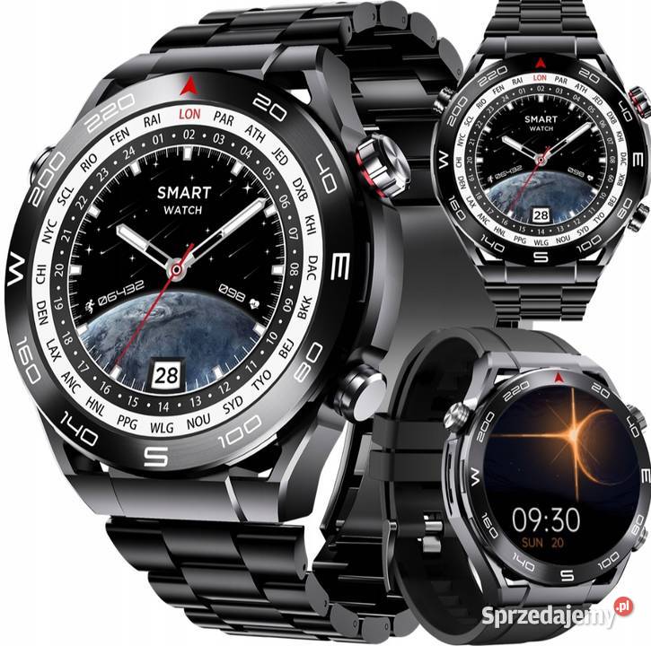 Smartwatch 2023 zegarek męski  język PL Gratis pasek AMOLED