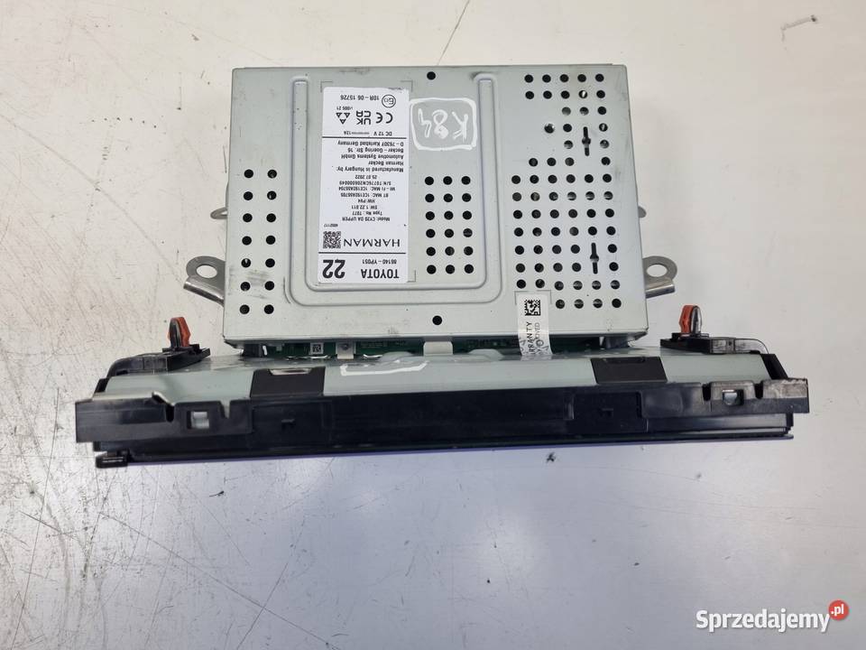 Toyota Yaris IV EKRAN NAWIGACJI Monitor osobowe Janów