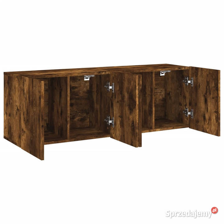 Ścienne szafki TV 2 przydymiony dąb 60x30x41 Warszawa