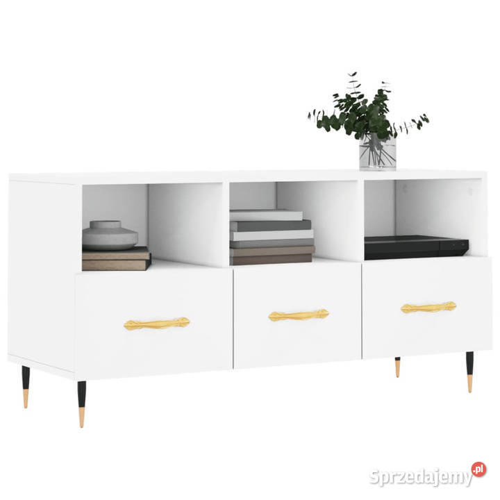 Szafka pod TV biała 102x36x50 materiał RTV Warszawa sprzedam