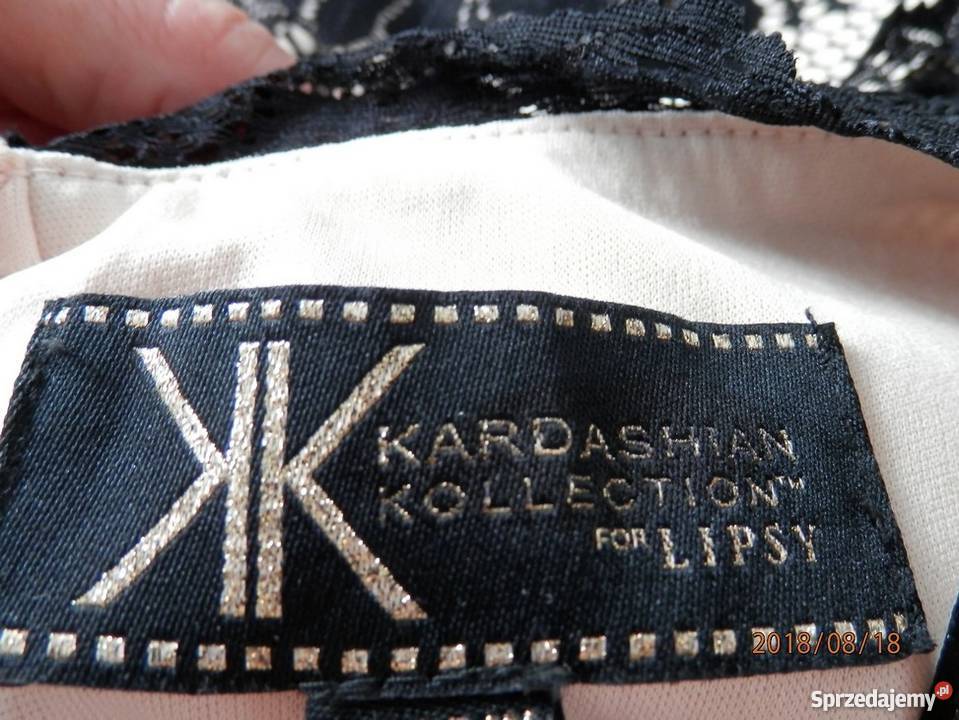 Sukienka Kim Kardashian Koronkowa Czarna czarny Łomża sprzedam