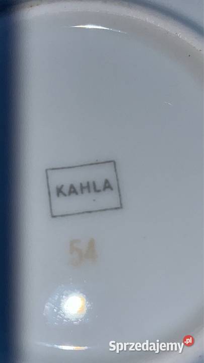 Patera Syg Kahla Bratki Biało złota