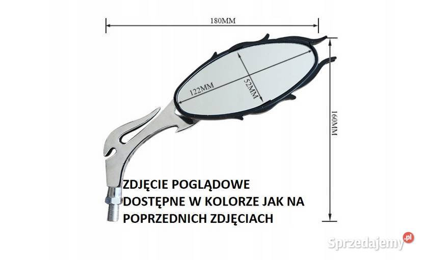 LUSTERKA MOTOCYKLOWE Z METALU CRUISER CHOPPER Mysłowice sprzedam
