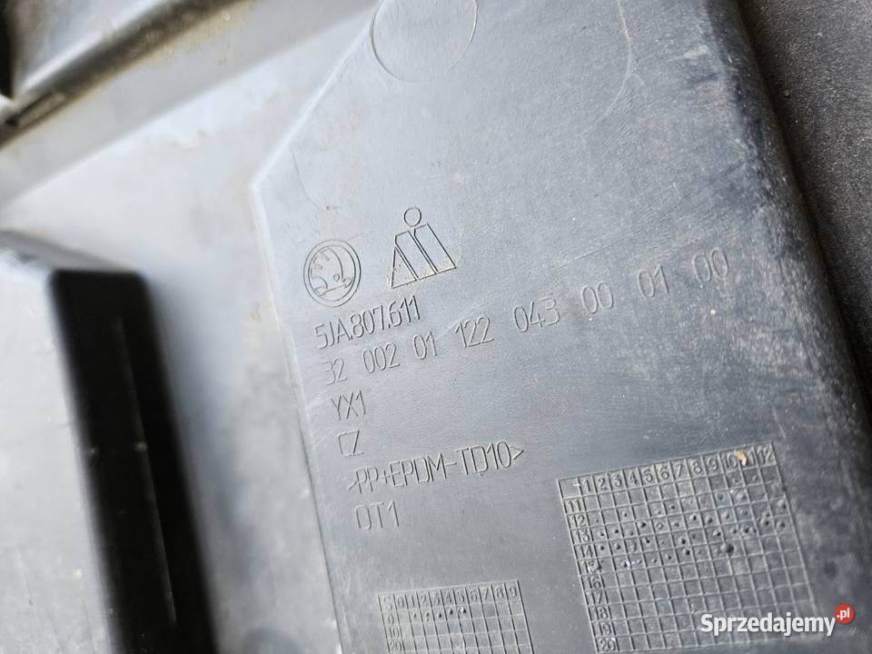 SKODA RAPID 5JA PŁYTA OSŁONA POD ZDERZAK PRZÓD Międzychód