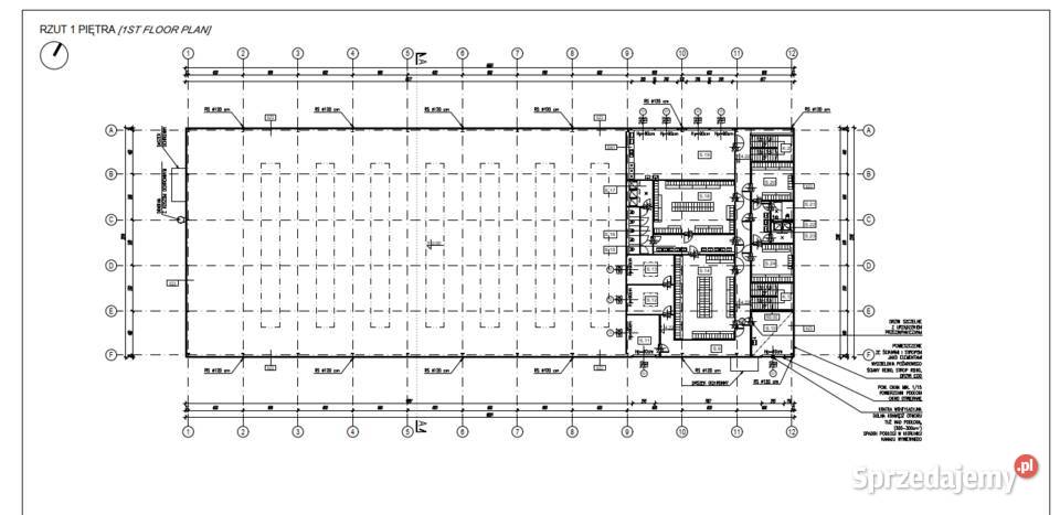 Nowa hala produkcyjnomagazynowa 2 037 m duży Rypin