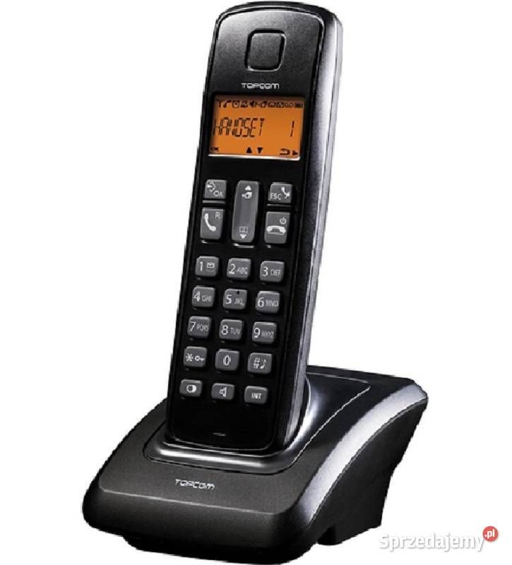 Telefon Bezprzewodowy TOPCOM BUTLER E700 Stacjonarny NOWY