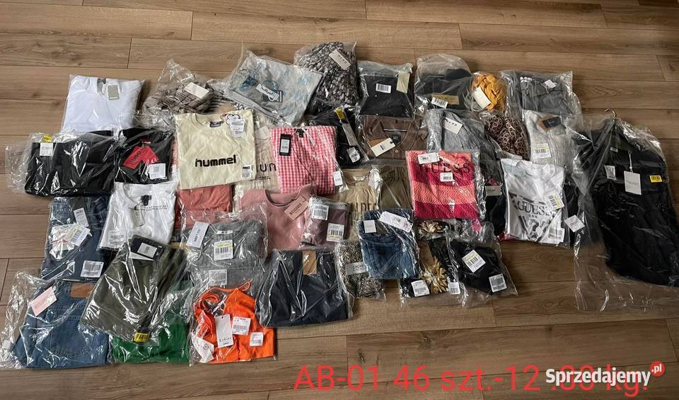 Sprzedam odzież Mix marek Europejskich kategoria Inny materiał Rumia