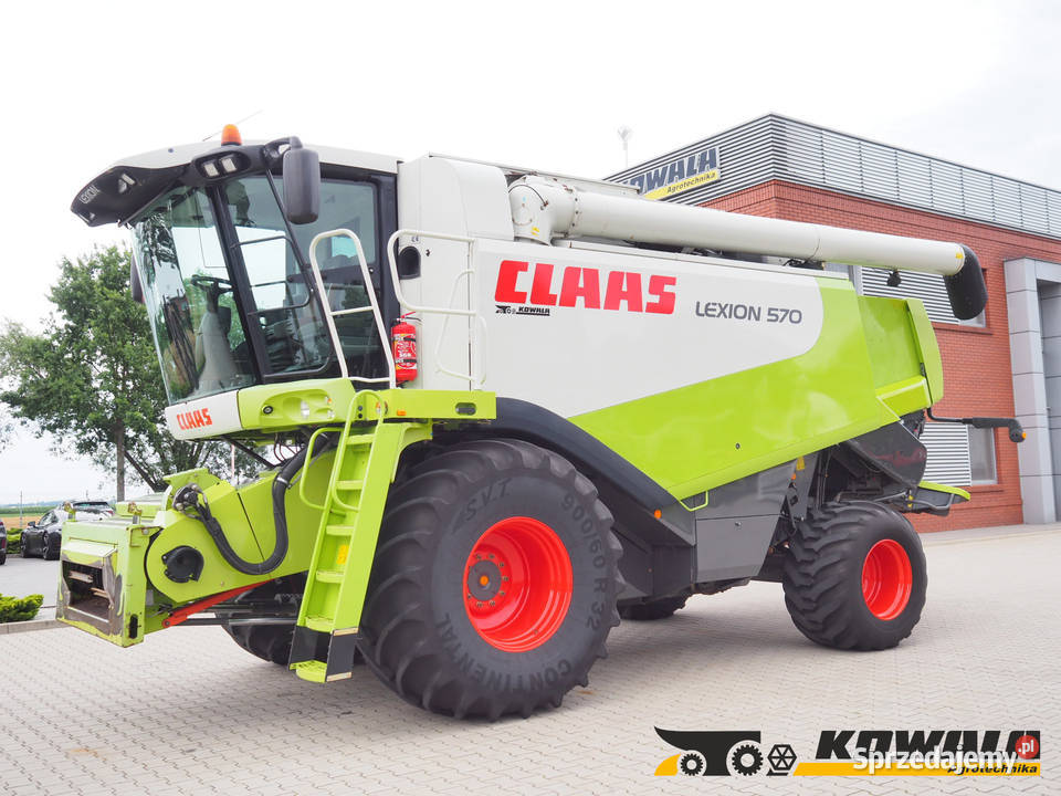 Claas Lexion 570 + V750 Kombajn zbożowy, rotorowy, Auto Pilot