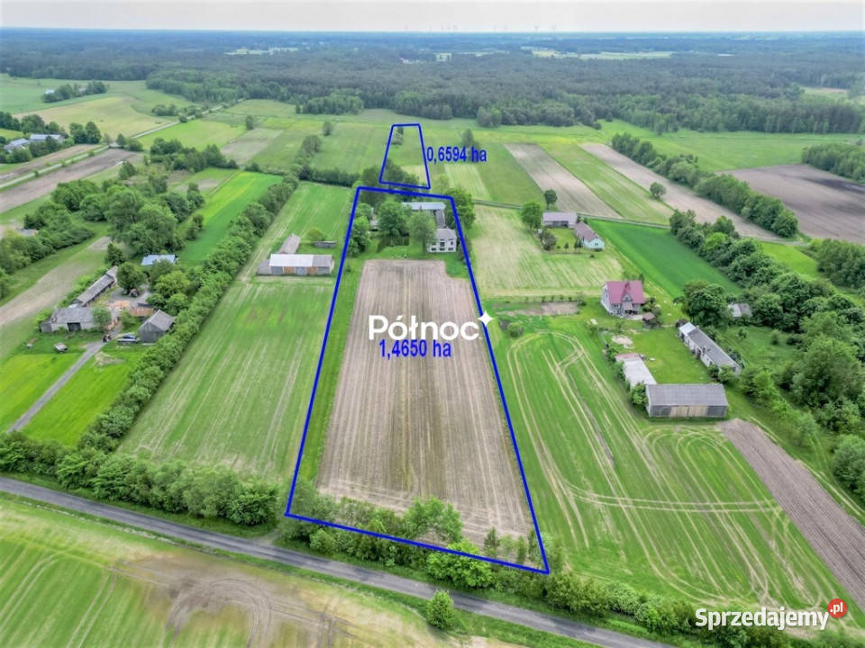 Duży dom z siedliskiem Mokre powiat bialski