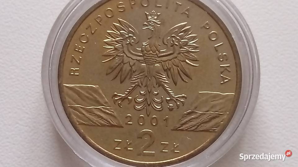 Moneta 2 2001 r Paz królowejSeria Zwierzęta