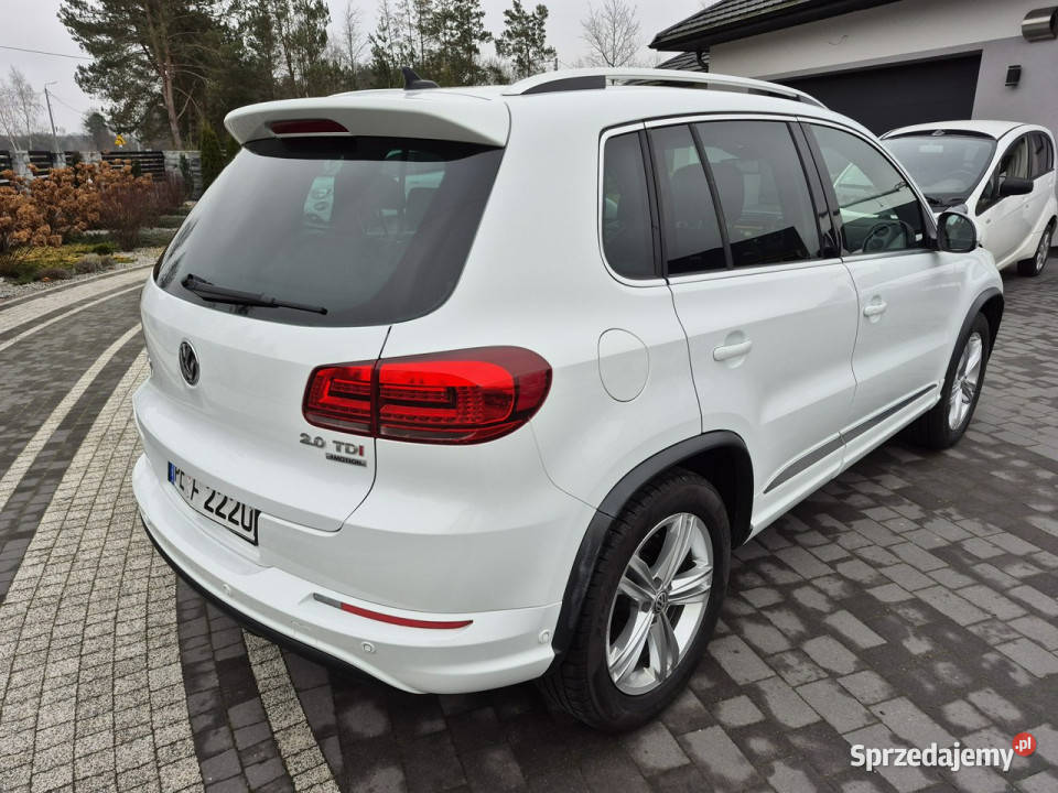 Volkswagen Tiguan xenon RLINE kamera 4X4 navi elektrochrom. lusterko wst. Drelów