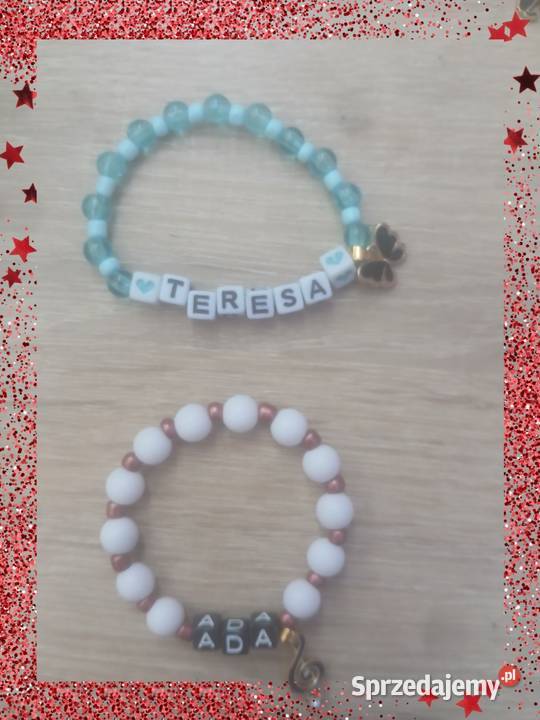 Personalizowane imienne brsnsoletki