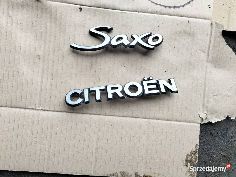 CEITOEN SAXO 2 II ZNACZEK EMBLEMAT NAPIS osobowe Kamień-Kolonia