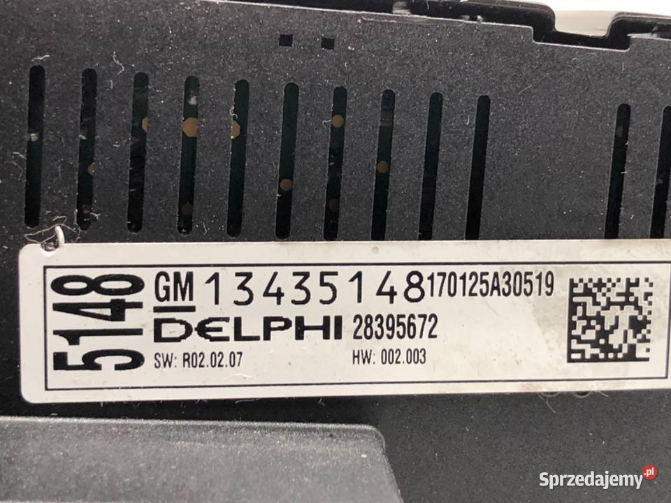 PANEL STEROWANIA NAWIEWU OPEL MERIVA B 13435148 podkarpackie