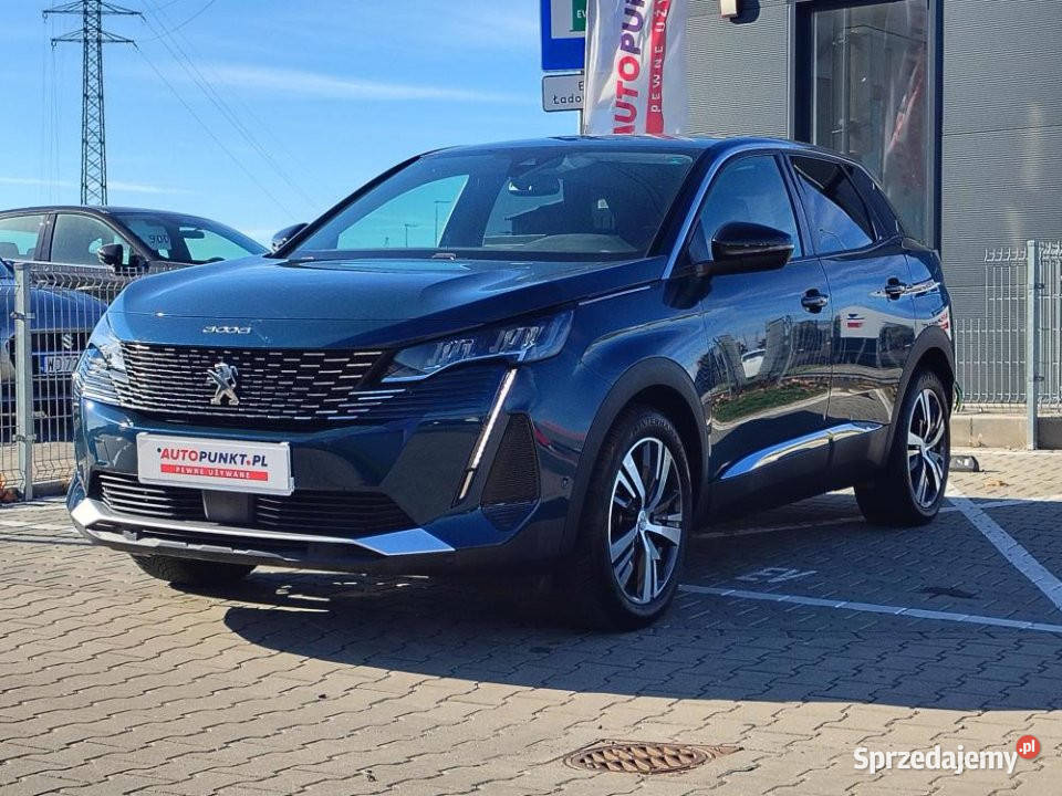 Peugeot 3008 2022r FV23 Automat Kamera Tempomat nieuszkodzony Poznań