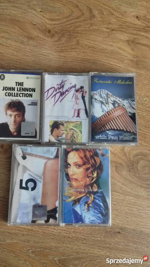 Kasety z piosenkami 5 sztuk kaseta