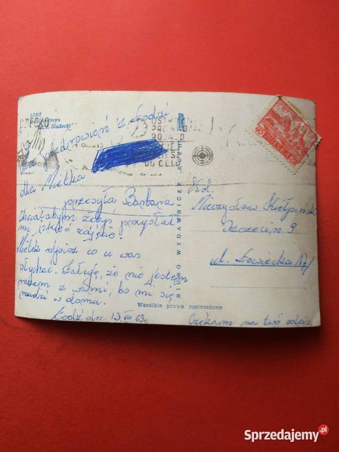 2325 Widokówka Łódź Szczecin