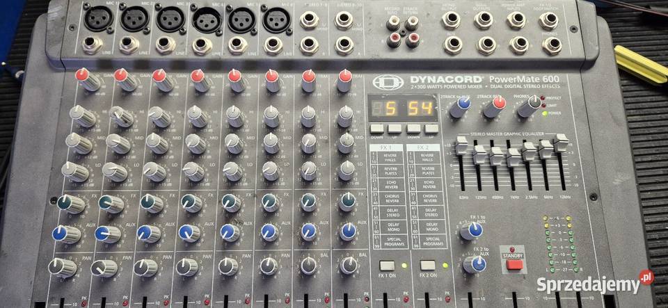 Dynacord powermate 6002 powermixer mikserym nagłośnienie Konin