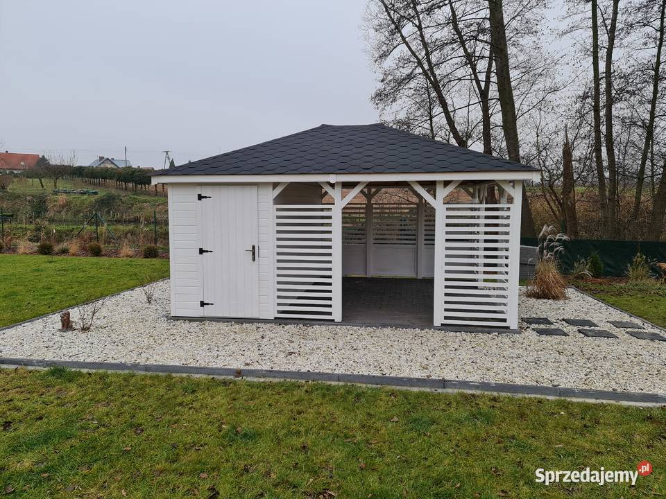 Altana z domkiem narzędziowym 4 x 5 Domek Architektura ogrodowa Częstochowa