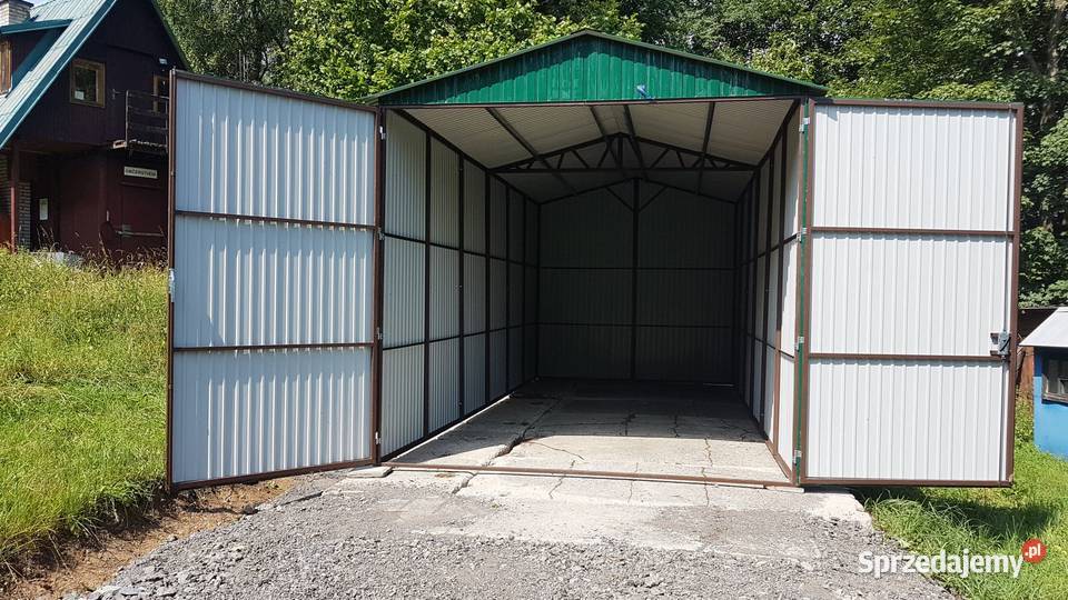 Blaszana montowana hala 38 ciemnozielony małopolskie Kraków
