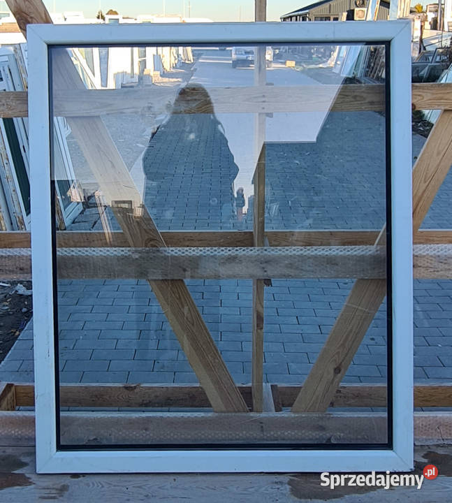 OKNA KacprzaK Witryna 114X131 FIX Używany PCV Lublin