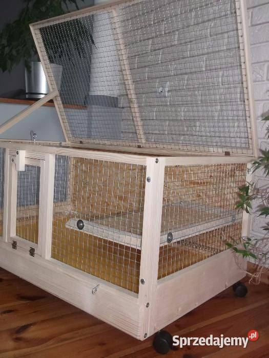 Klatka drewniana zagroda królika świnki morskiej śląskie Myszków sprzedam