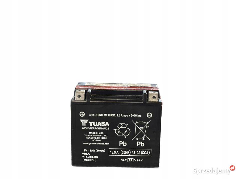 Akumulator YUASA 12V 18Ah 270A L YTX20HBS Jelcz-Laskowice sprzedam