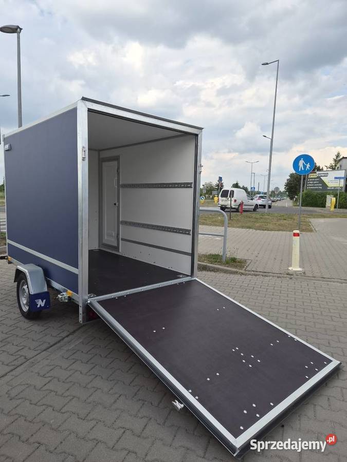 Przyczepa Furgon kontener z trapem Niewiadów wielkopolskie Leszno