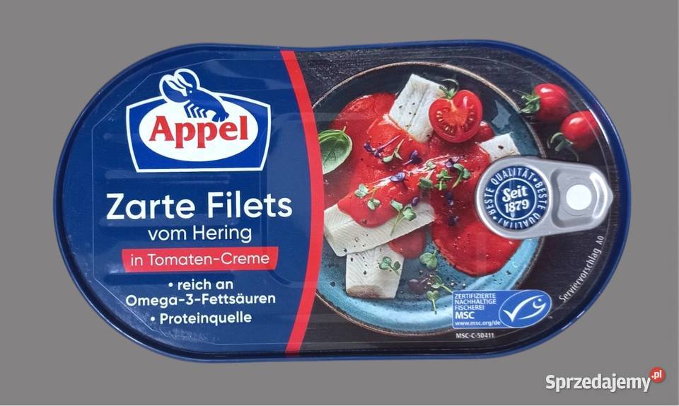 Appel filety śledziowe w kremie pomidorowym 200g Chrzanów
