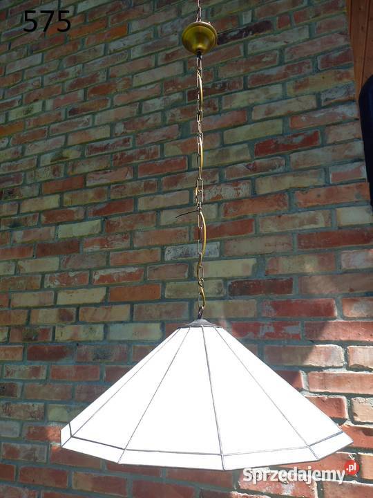Żyrandol witrażowy duży Lampa wisząca 575 Oświetlenie Gawroniec